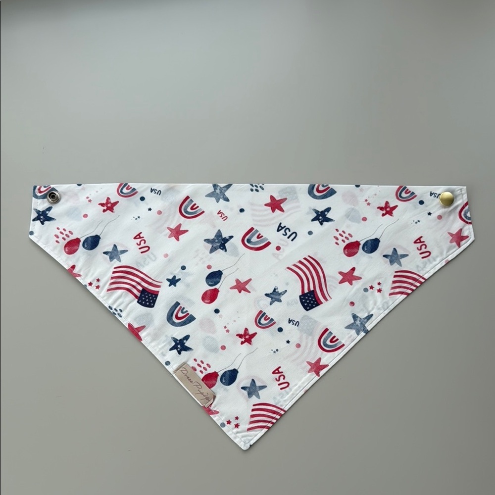 Patriotic Dog Bandana - Picture 5 of 7